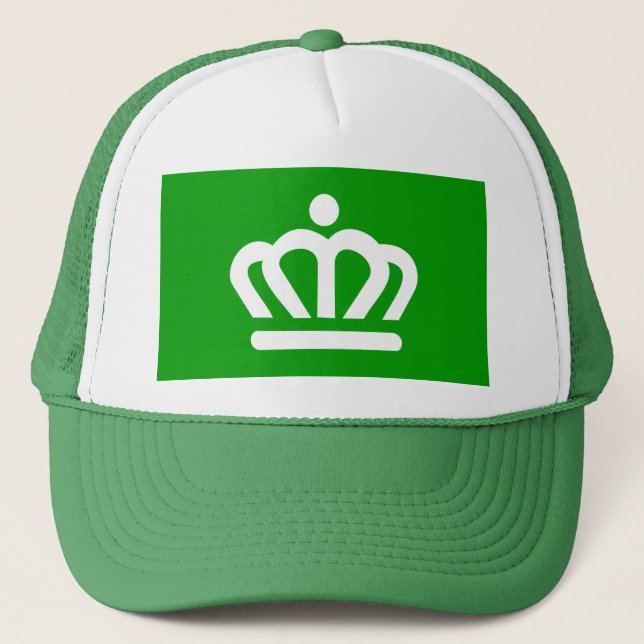 Flag of Charlotte, North Carolina Trucker Hat (Front)