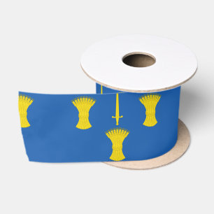 Flag of Cheshire (UK county) Satin Ribbon