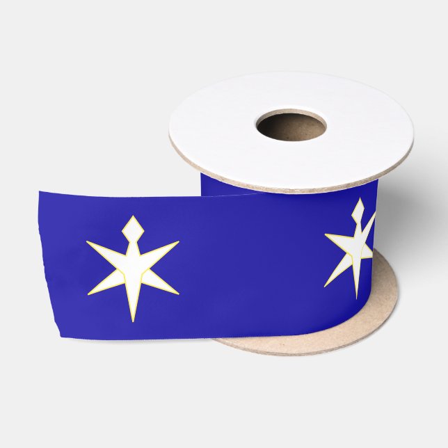 Flag of Chiba Prefecture, Japan Satin Ribbon (Spool)