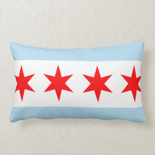 Flag of Chicago American MoJo Pillow