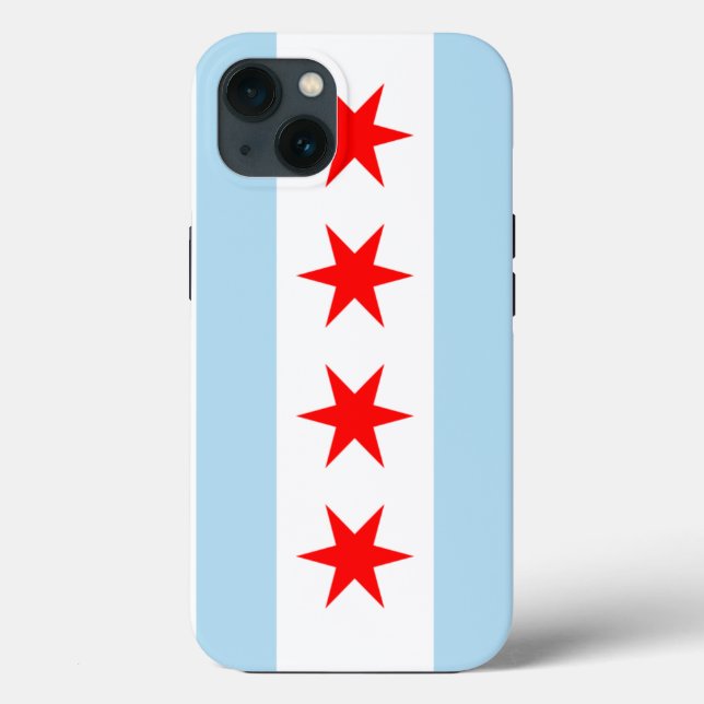 Flag of Chicago Case-Mate iPhone Case (Back)