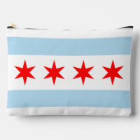 Flag of Chicago, Illinois 