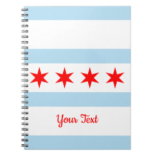 Flag of Chicago, Illinois Notebook