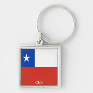 Flag of Chile Keychain