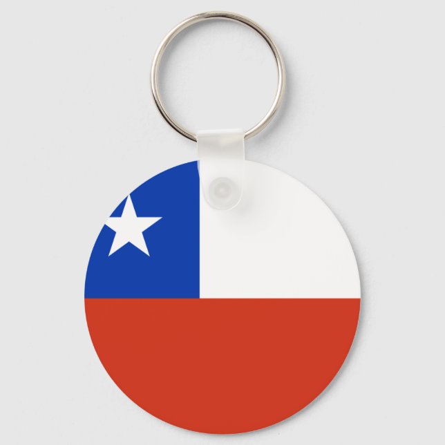 Flag of Chile Keychain (Front)