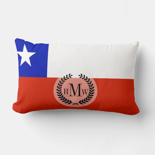 Flag of Chile Lumbar Pillow (Front)