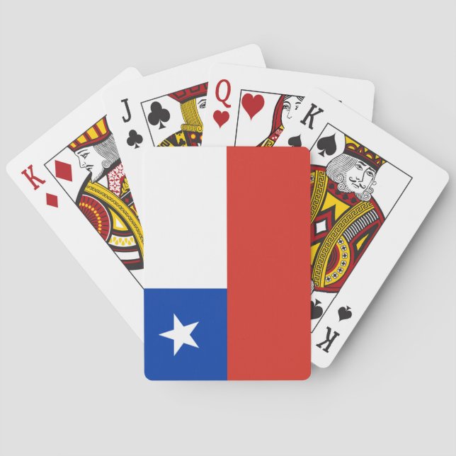 Flag of Chile Playing Cards (Back)