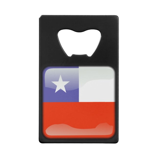 Flag_of_Chile Wallet Bottle Opener (Front)
