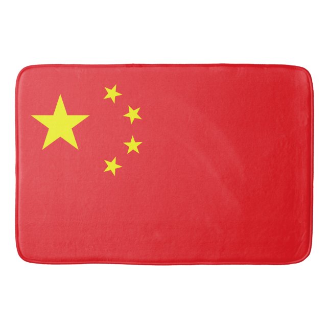 Flag of China Bath Mat (Front)