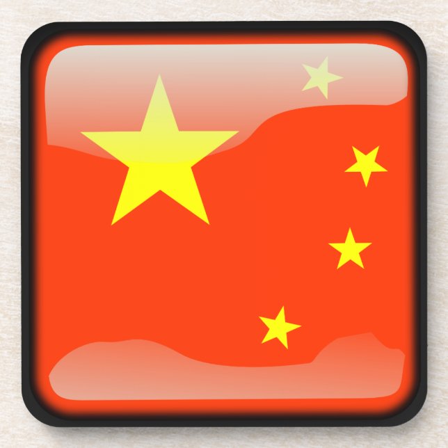 Flag of China Coaster (Front)