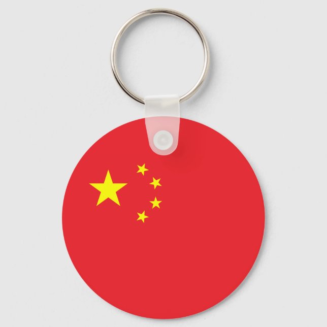 Flag of China Keychain (Front)