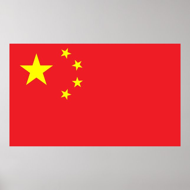 Flag of China Poster (Front)