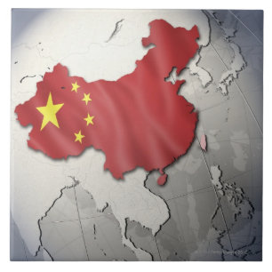 Flag of China Tile