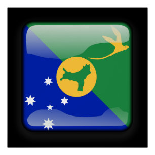Flag of Christmas Island Poster
