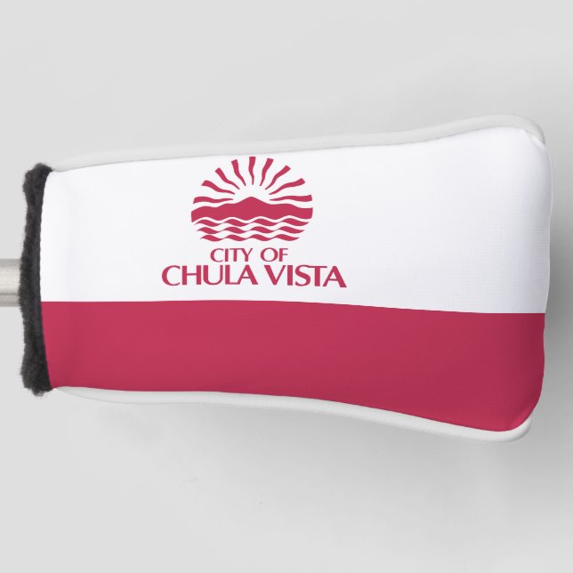 Flag of Chula Vista, California Golf Head Cover (Front)