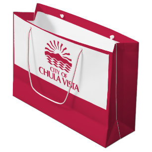 Flag of Chula Vista, California Large Gift Bag