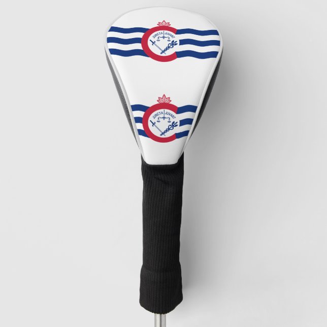Flag of Cincinnati, Ohio Golf Head Cover (Front)
