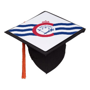 Flag of Cincinnati, Ohio  Graduation Cap Topper