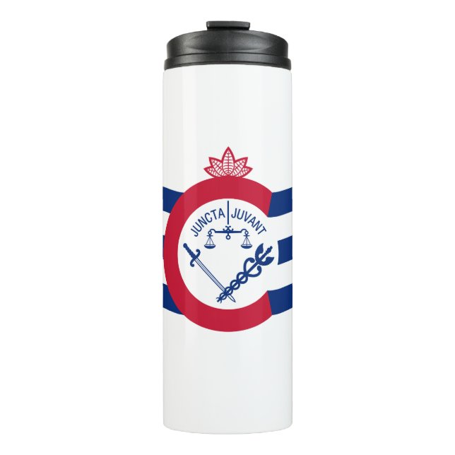 Flag of Cincinnati, Ohio Thermal Tumbler (Front)