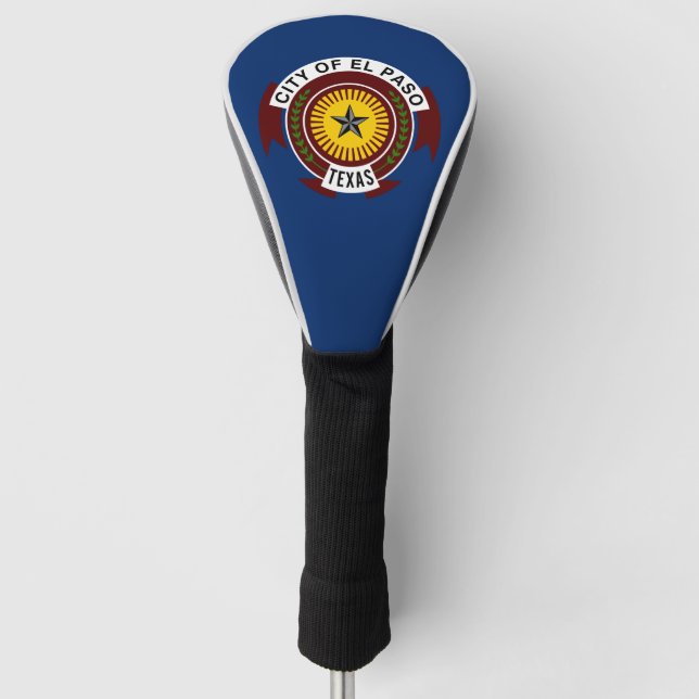 Flag of City of El Paso, Texas Golf Head Cover (Front)