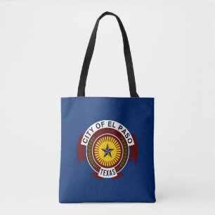 Flag of City of El Paso, Texas Tote Bag