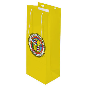 Flag of city of Honolulu, Hawaii Wine Gift Bag