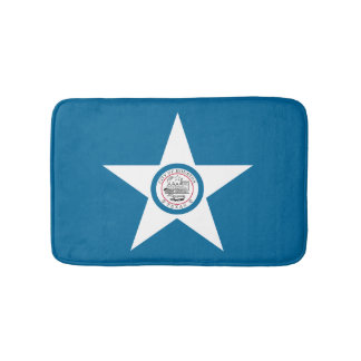 Flag of city of Houston, Texas Bath Mat
