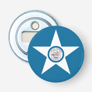 Flag of city of Houston, Texas Bottle Opener