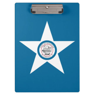 Flag of city of Houston, Texas Clipboard