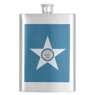 Flag of city of Houston, Texas Flask