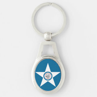 Flag of city of Houston, Texas Keychain
