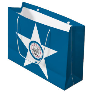Flag of city of Houston, Texas Large Gift Bag