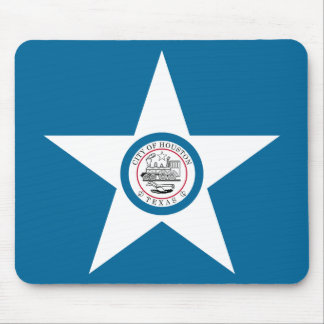 Flag of city of Houston, Texas Mouse Pad