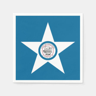 Flag of city of Houston, Texas Napkins