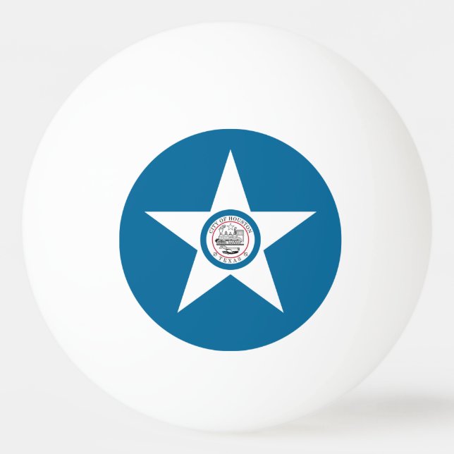 Flag of city of Houston, Texas Ping Pong Ball (Front)