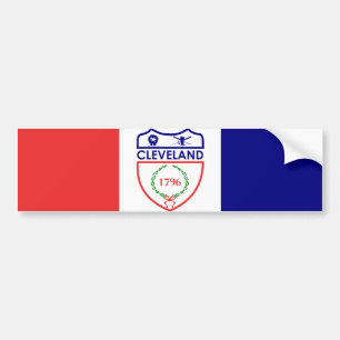 Flag of Cleveland (Ohio) Bumper Sticker