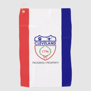 Flag of Cleveland, Ohio  Golf Towel