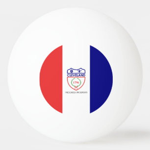 Flag of Cleveland, Ohio Ping Pong Ball