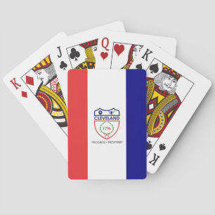 Flag of Cleveland, Ohio Playing Cards