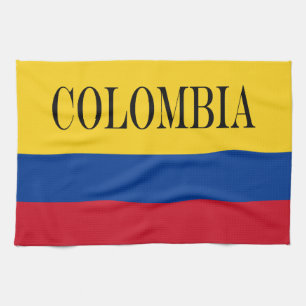 Flag of Colombia Bandera De Colombia Kitchen Towel
