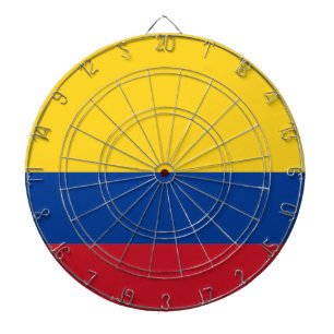 Flag of Colombia Dartboard