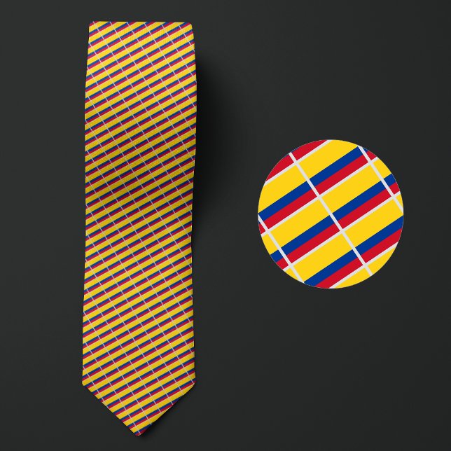 Flag of Colombia Pattern Tie (Creator Uploaded)