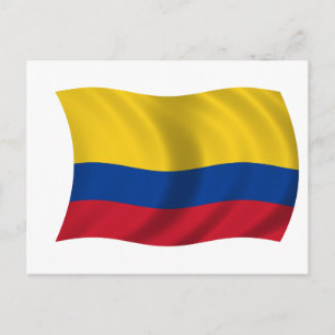 Flag of Colombia Postcard