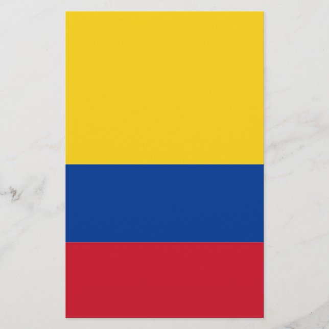 Flag of Colombia Stationery (Front)