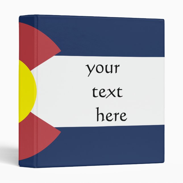 Flag of Colorado Binder (Front/Spine)