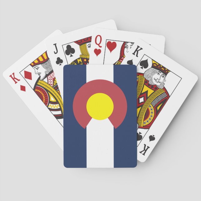 Flag of Colorado Playing Cards (Back)