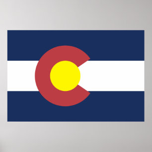 Flag of Colorado Poster