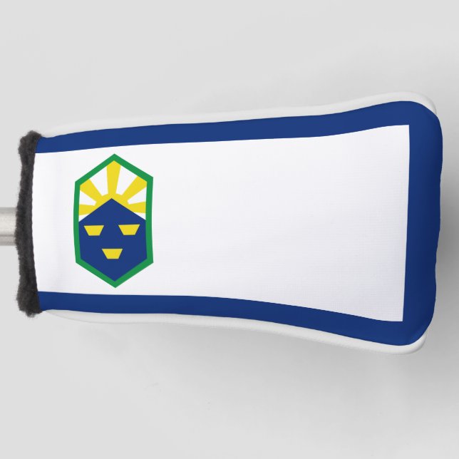 Flag of Colorado Springs, Colorado Golf Head Cover (Front)