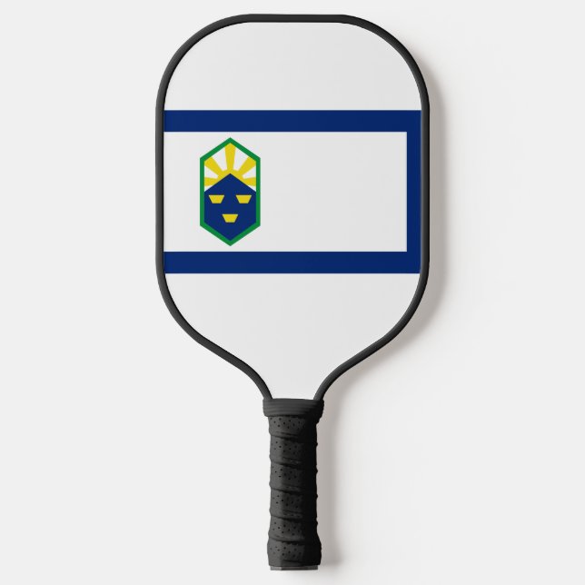 Flag of Colorado Springs, Colorado Pickleball Paddle (Front)