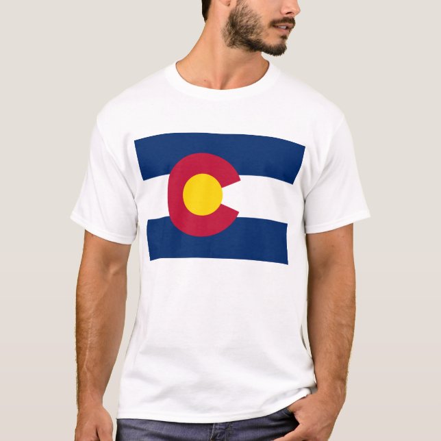 flag of Colorado T Shirt (Front)